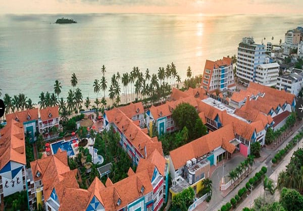 decameron isleño desde el aire